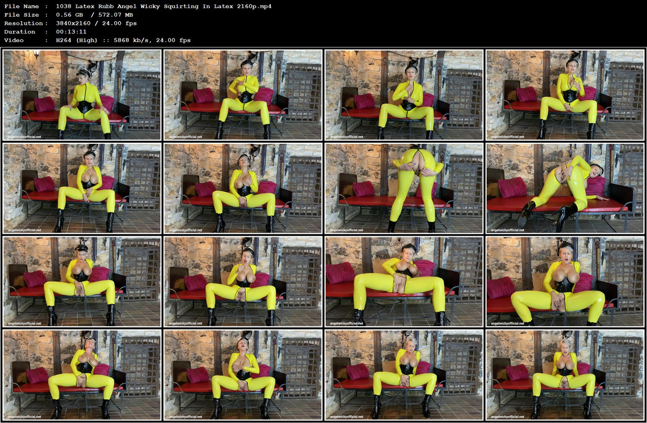 1038 Latex Rubb Angel Wicky Squirting In Latex 2160p mp4