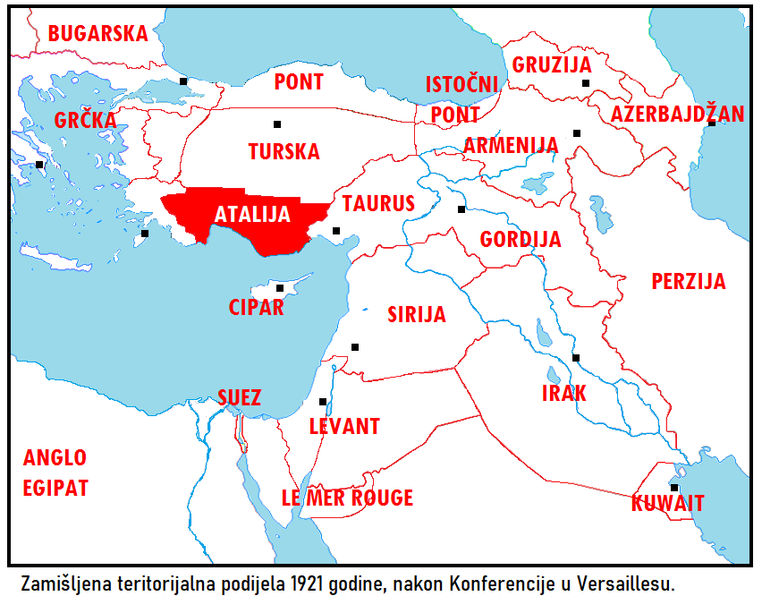 PODIJELA TURSKE