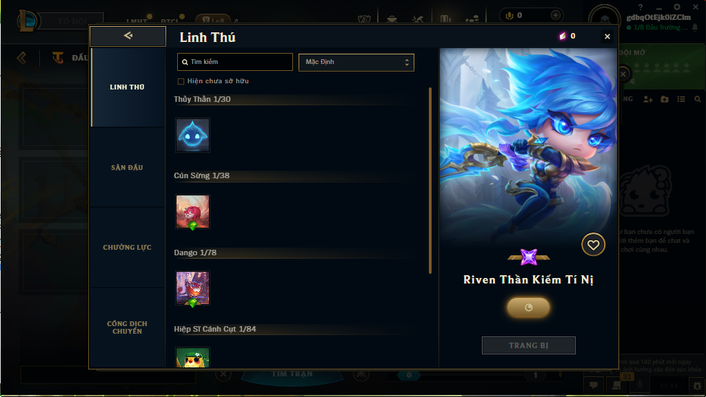 Acc DTCL # - Không Khung