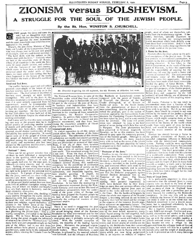 illustrated sunday herald winston churchill zionism versus bolshevism