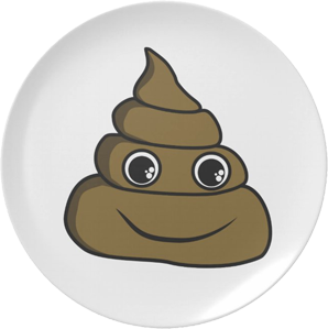 Poop in Plate