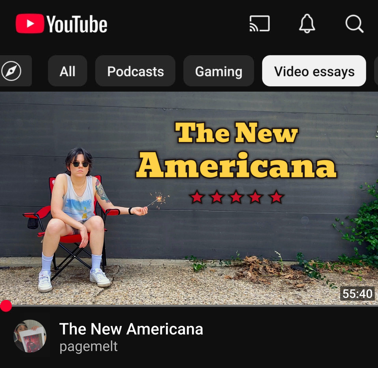 YouTube thumbnail for The New Americana by pagemelt