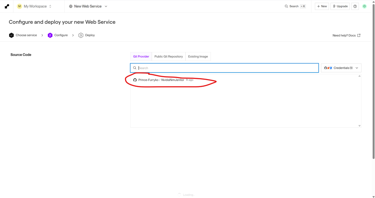 Select Repository