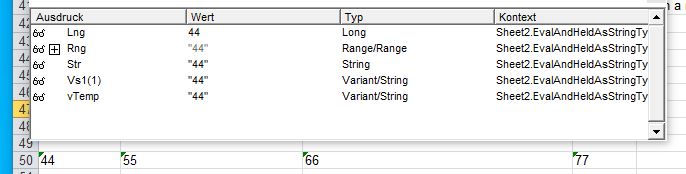 Evaluate range on Single Cell