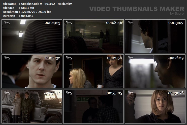 Spooks Code 9 - S01E02 - Hack.mkv