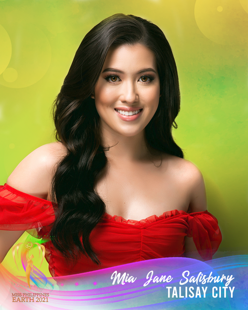 Mia Jane Salisbury	| Road to Miss Earth Philippines | 2021 Talisay-city