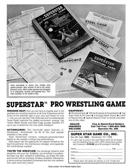 Pro Wrestling Ads/Pics Wrestlinggame