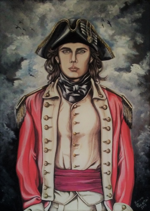 Faenza Arte, il Poldark dipinto da Giuliano Piancastelli