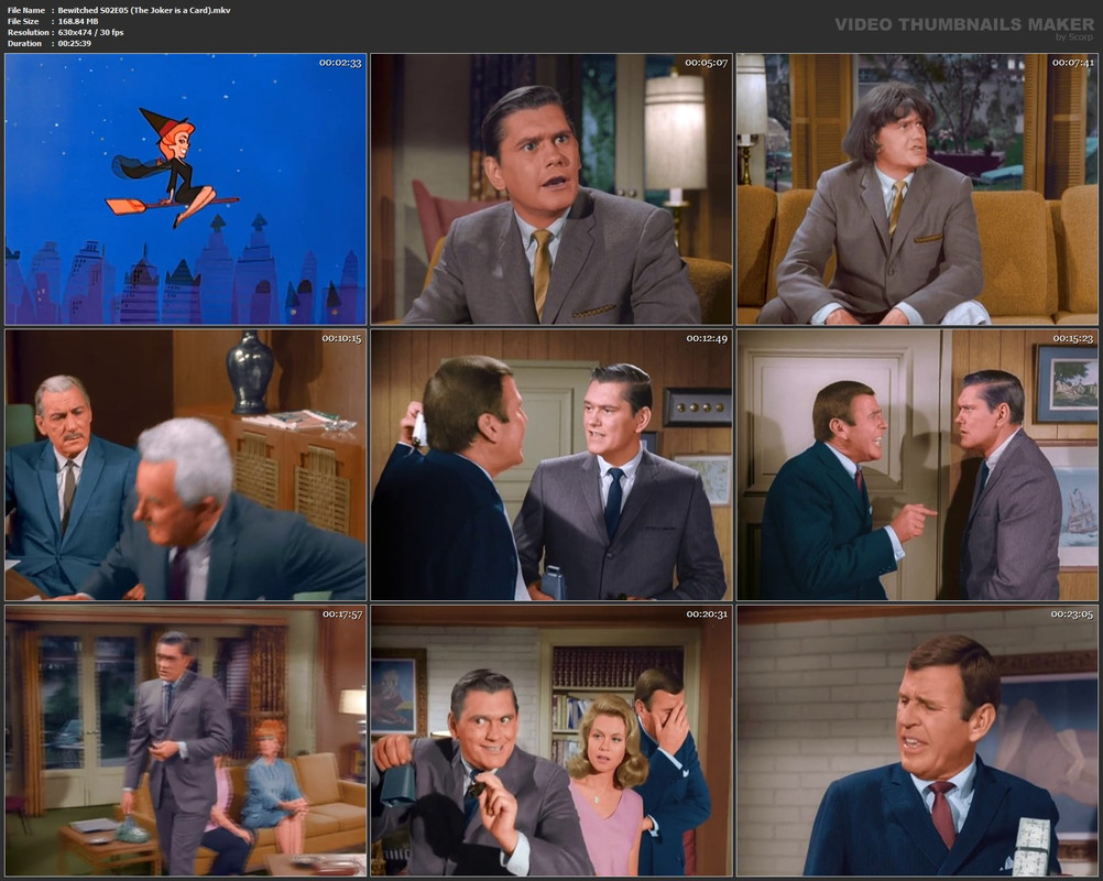Bewitched S02E05 (The Joker is a Card).mkv
