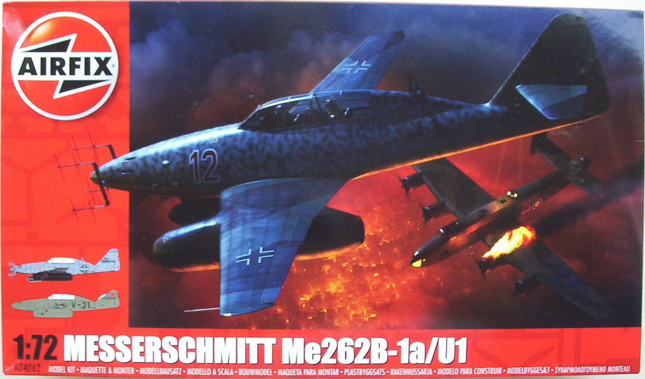 Airfix 72 Messerschmitt Me 262B-1a U1