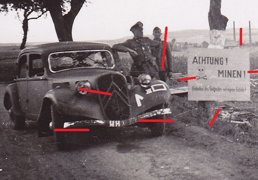 Frankreich Wehrmacht Citroën Beute-PKW Kennung S