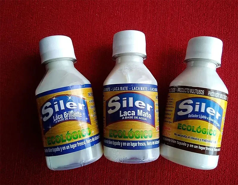 Set por 3 unidades Laca Mate, laca Brillante y Sellador