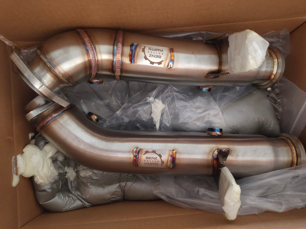 Mercedes C43 C63 Catless Downpipes Performance Upgrade