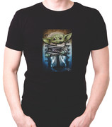 Camiseta Procurado Suspeito Fichado Yoda