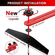 Stair Tread Template Tool Extension Rods