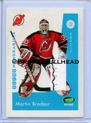 2002 03 ITG Parkhurst Retro Memorabilia RM 09 Martin Brodeur New Jersey Devils COPY 13A