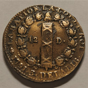 12 Dineros de Luis XVI - Francia, 1791 - Metal de Campana IMG-20210120-184025