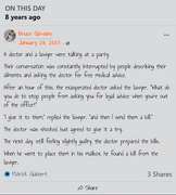 A doctor and a lawyer