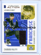 2003-04 ITG Action Jerseys #M-254 [Zigmund Palffy] [Los Angeles Kings] [Franchise] [~100] [swatch=bl