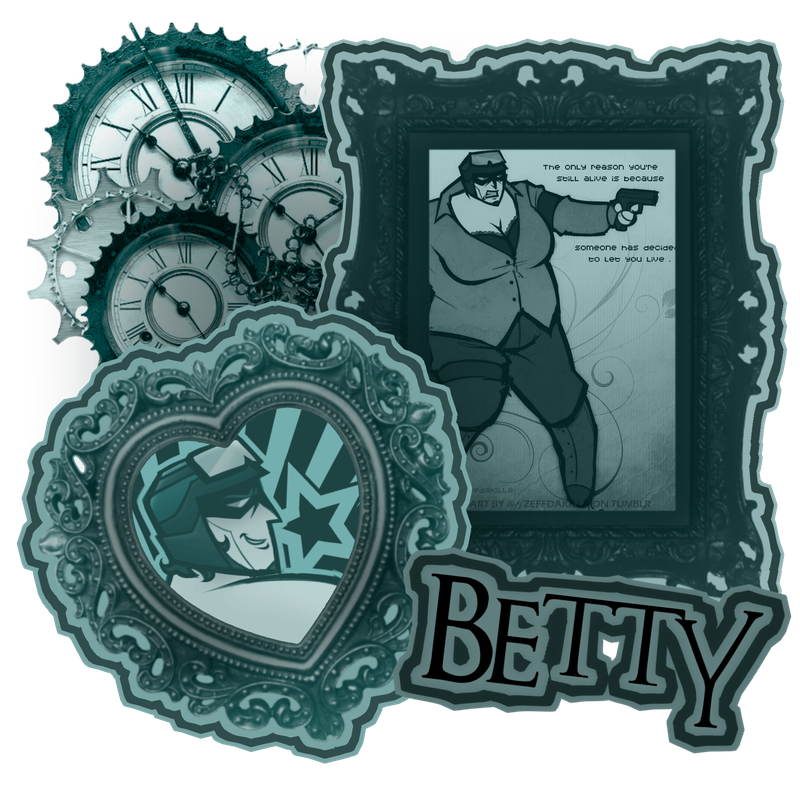 Betty HLVR03 widget. Art by @//zeffdakilla on Tumblr!