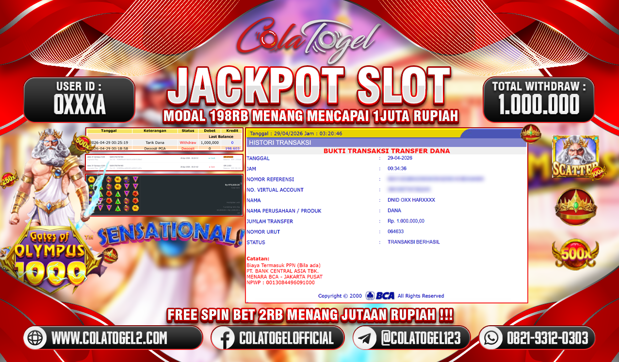 JACKPOT SLOT GACOR!!