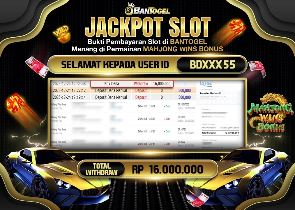 BUKTI JACKPOT LUNAS BANTOGEL