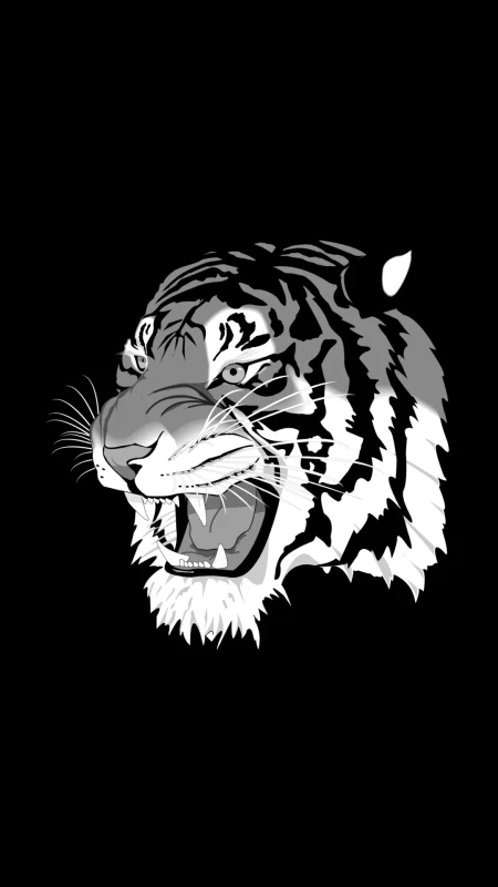 extract clipart svg to buffer to 1080x1920 filter style snow tiger with Filters Maker v1 0