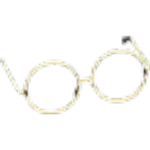 Gold Circle Glasses