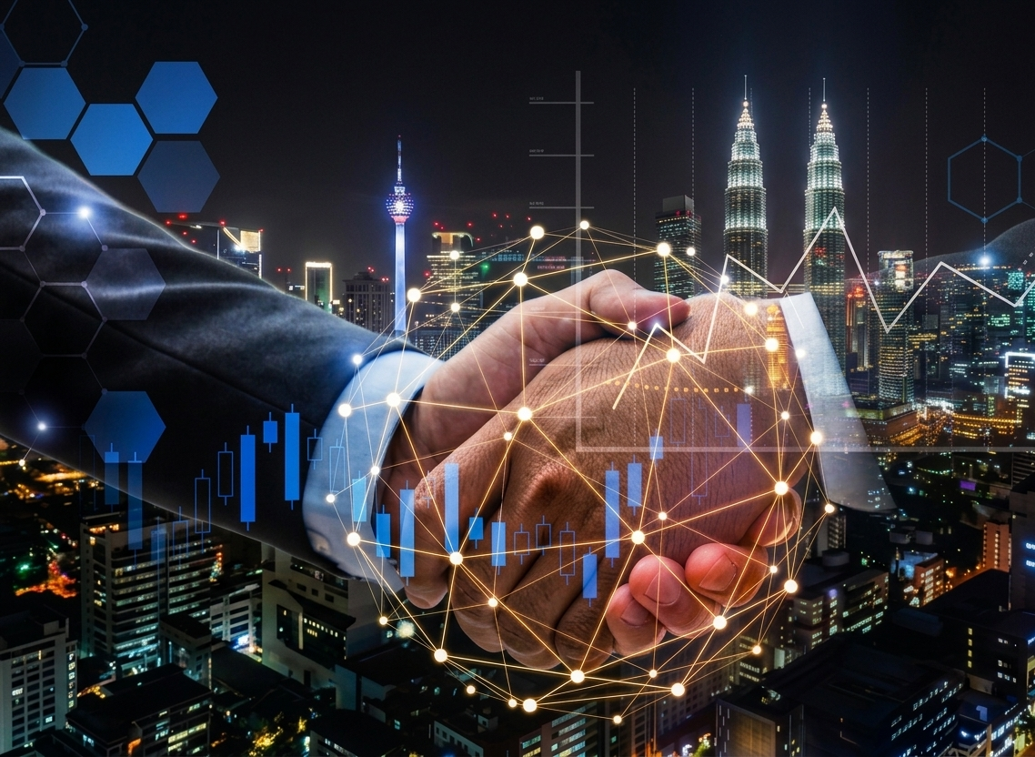 ICT network infrastructure representing Quantum Virtuality's technology capabilities
