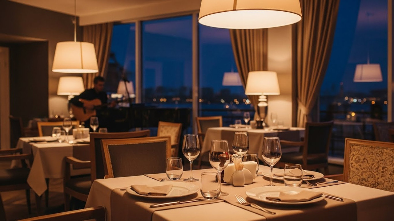 Уютный интерьер ресторана