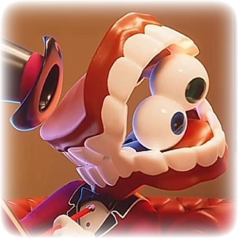 " Caine " : The Amazing Digital Circus. | Image from The Amazing Digital Circus.