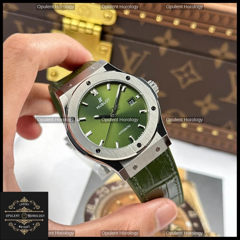 Hublot Classic Fusion 42mm Green Titanium Ultra-Lightweight Automatic Watch