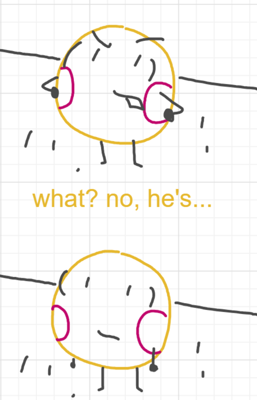 A panel from The Prime Number Few, episode eight of the Board Boards object show by Furretwalk/WalkingFurret.