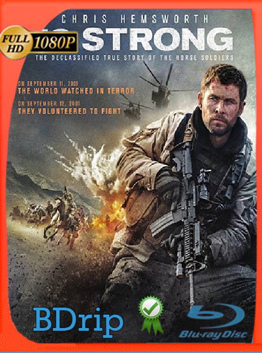 12 Strong (2018) BDRip [1080p] [Latino] [GoogleDrive] [RangerRojo]