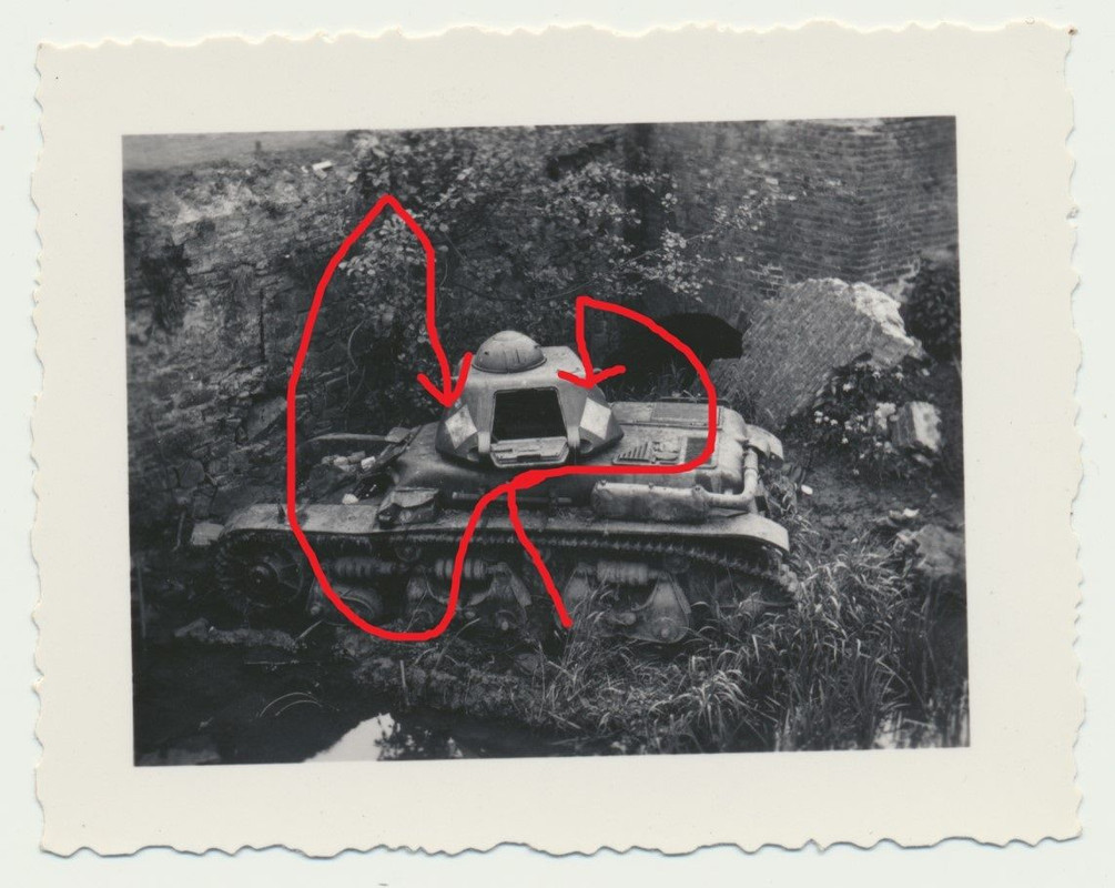 Frankreich französischer Panzer Typ - Char Hocht