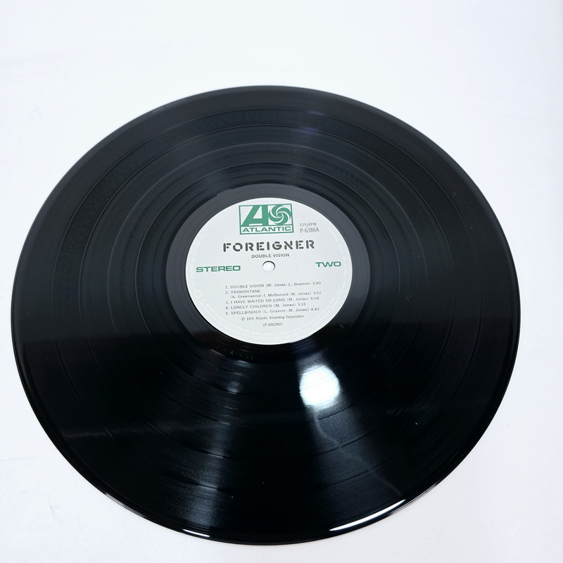 DOUBLE VISION FOREIGNER P 6386A Vinyl OBI JAPAN LP | eBay