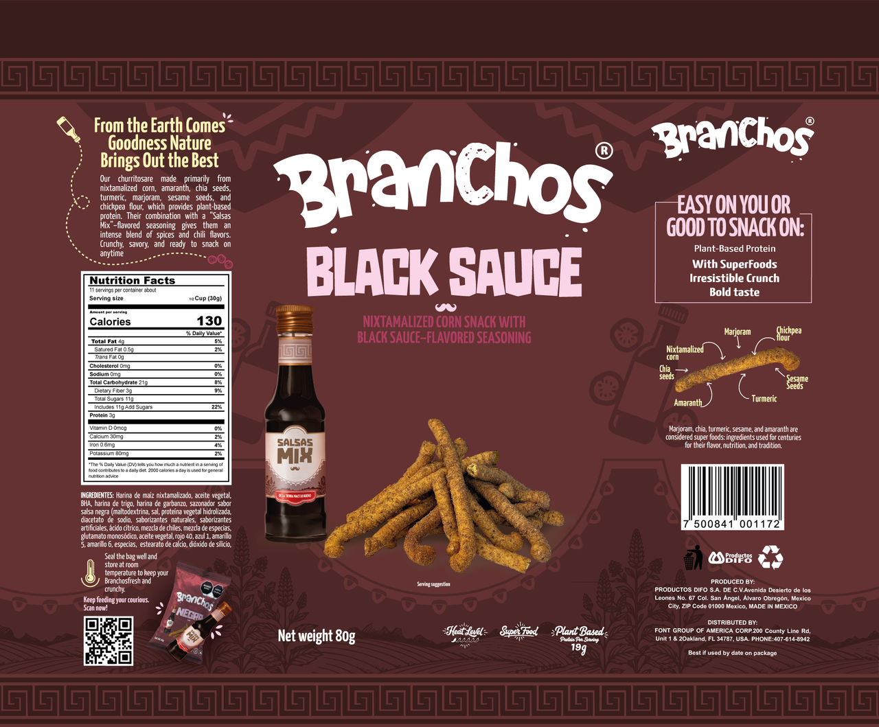 Branchos Salsa Negra