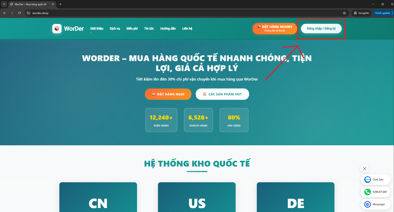 Đăng ký tài khoản