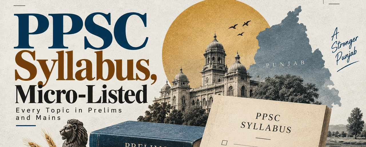 PPSC Syllabus
