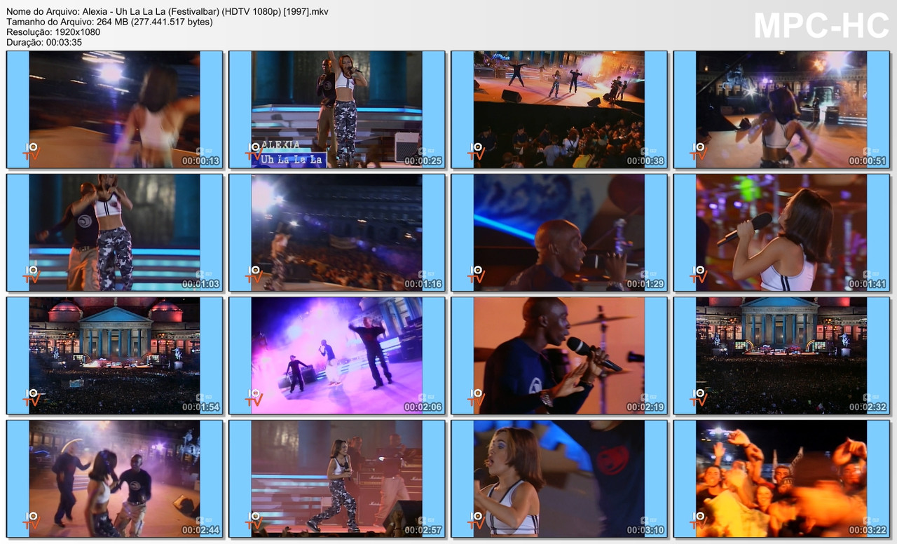 Alexia - Uh La La La (Festivalbar) (HDTV 1080p) [01.09.1997]