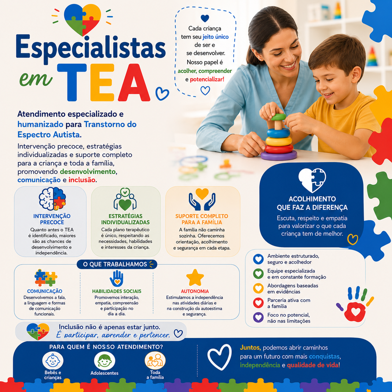 Especialistas em TEA