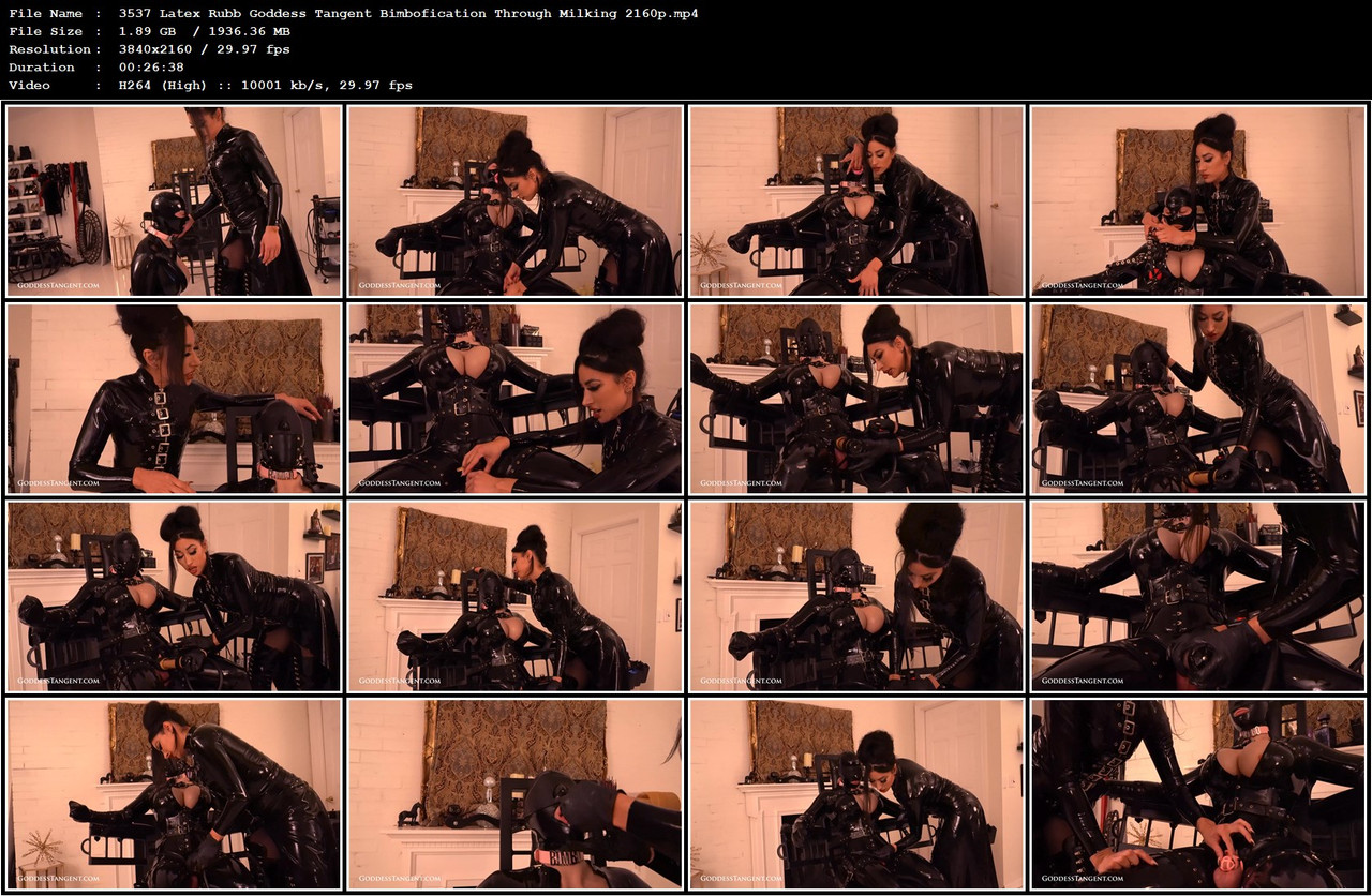 3537 Latex Rubb Goddess Tangent Bimbofication Through Milking 2160p mp4