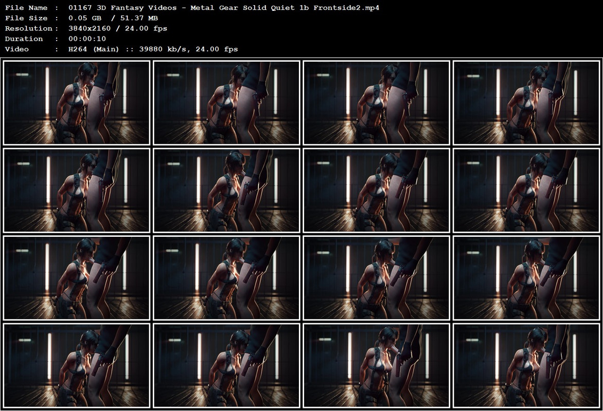 01167 3D Fantasy Videos - Metal Gear Solid Quiet 1b Frontside2.mp4