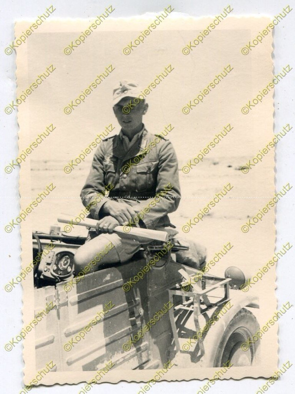 Foto, DAK, Afrikakorps, Kraftfahrer, PKW, VW Kübelwagen