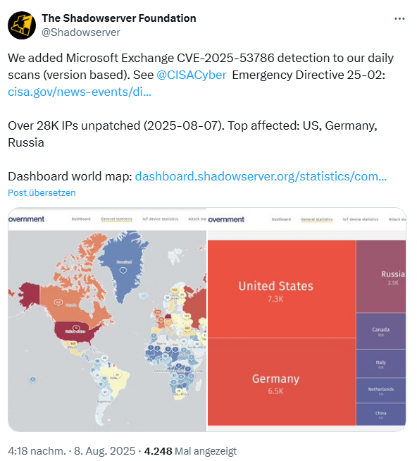 Exchange systems vulnerable