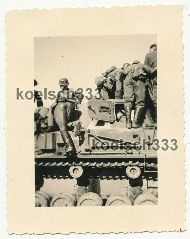 Foto Panzer Kampfwagen der Wehrmacht auf dem Truppenübungsplatz in Putlos 1939g
