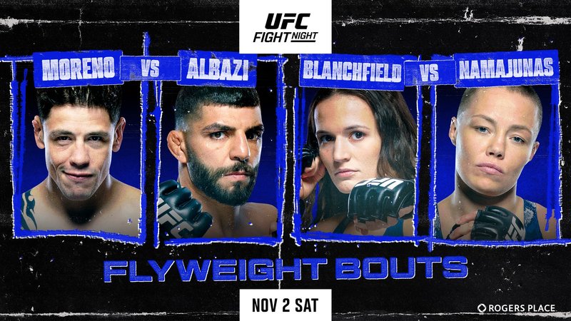 Пуснаха постера за UFC Fight Night: Морено - Албази