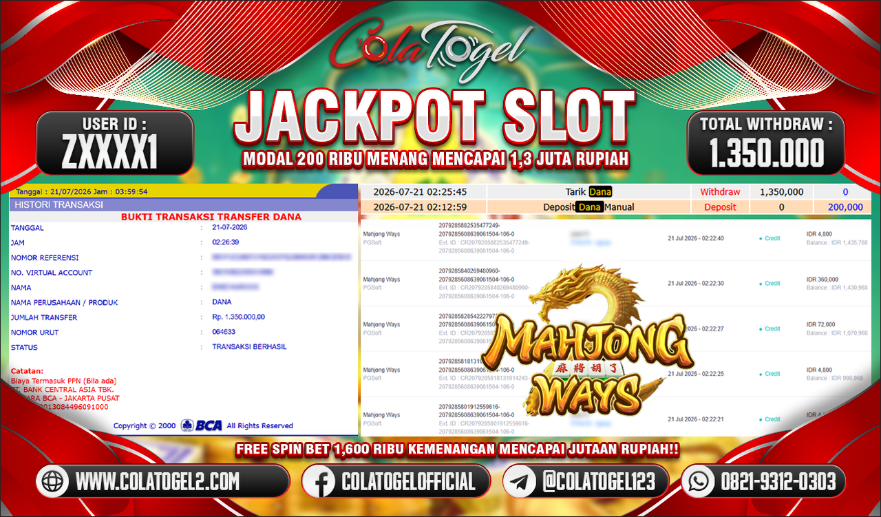 JACKPOT SLOT GACOR!!