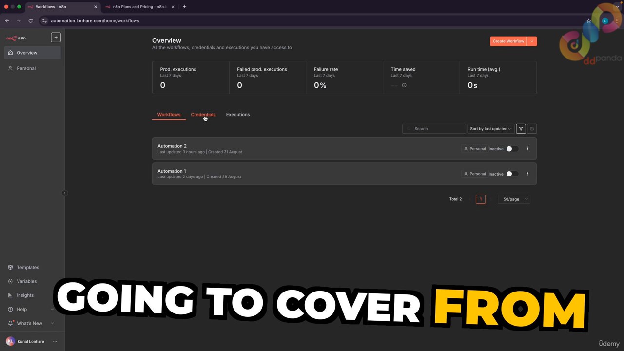 1 Build Your First N8 N AI Agent Automation From Scratch 0002 screenshot