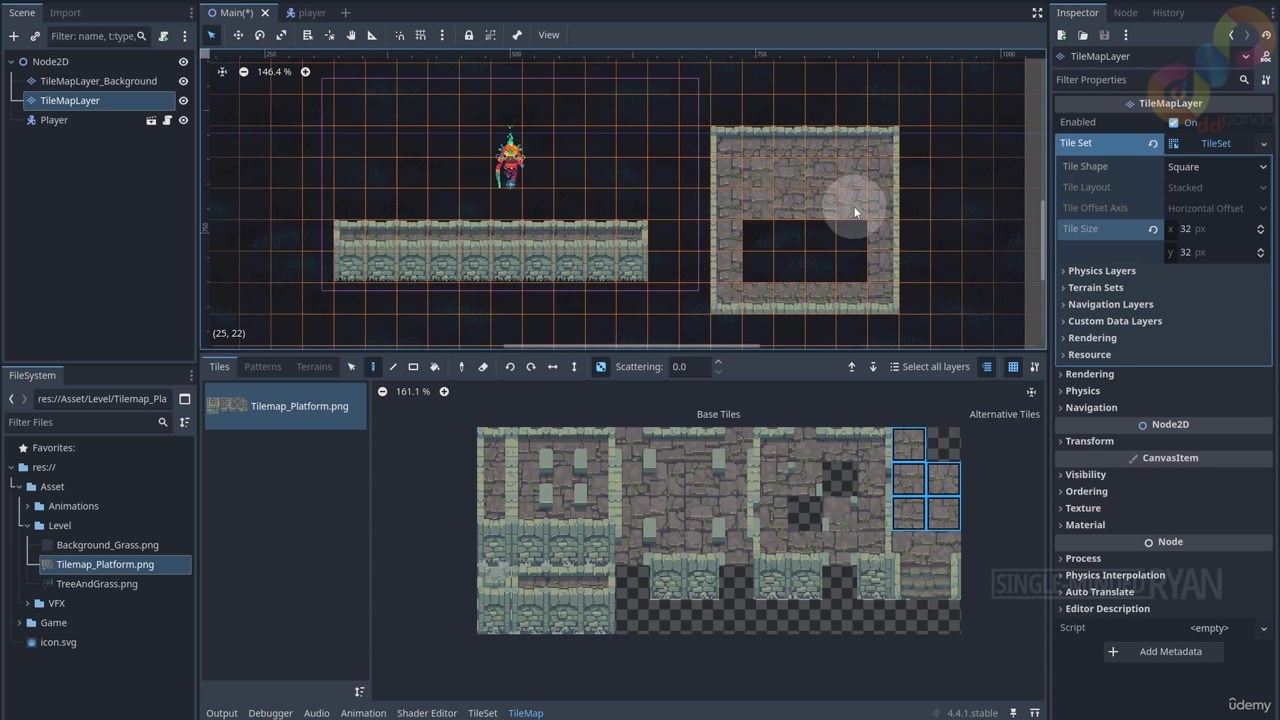 1 Creating The Platform Tile Map Layer 01 mp4 0001